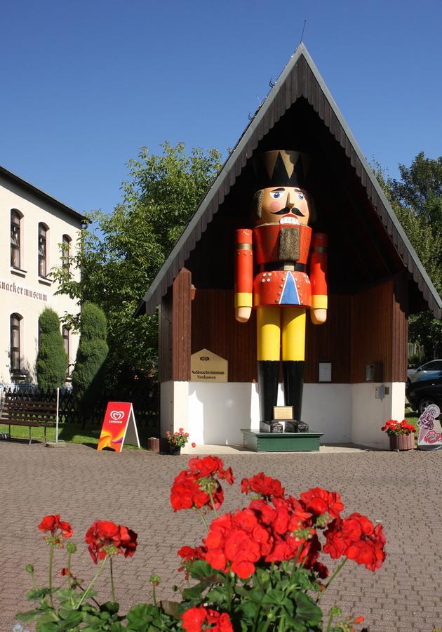 Ferienhaus Erzgebirge "An Der Trebe" Mit Kamin Und Sauna Нойхаузен Экстерьер фото